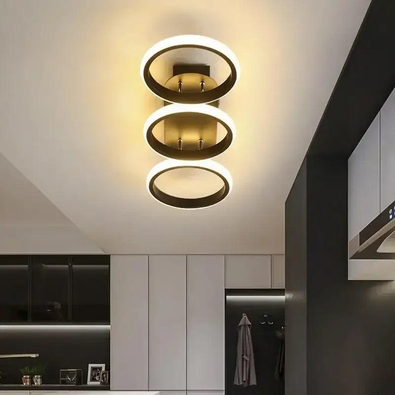 Modern LED Ceiling Chandelier - Multi-Head Ceiling Lighting Fixture for Aisle, Hallway, Bedroom, and Living Spaces