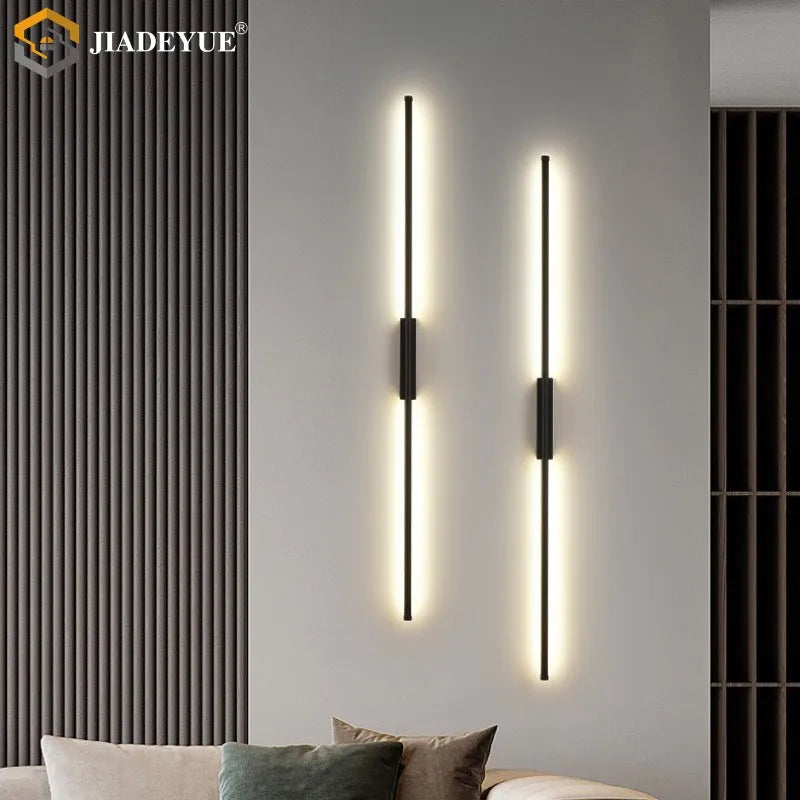 Modern Minimalist LED Strip Wall Lamp – Ideal for Living Room, Bedroom, and TV Background