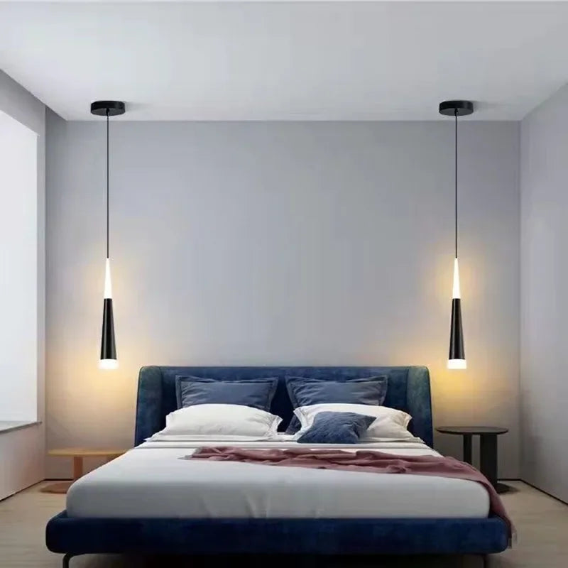 Nordic LED Pendant Lamp Modern Bedroom Living Room Hanging Chandelier Home Decor