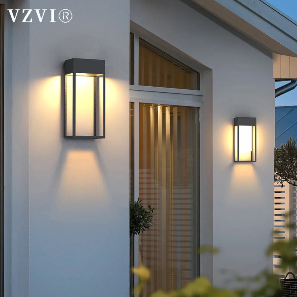 VZVI Outdoor Wall Light: Solar-Powered Illumination for Your Space