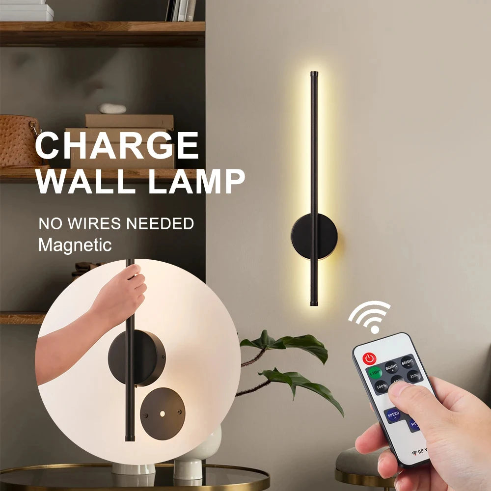 Rechargeable Wireless LED Wall Light: Modern Elegance for Your Space