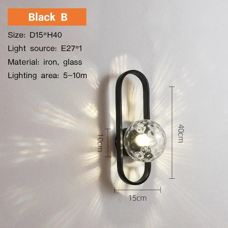 Modern LED Wall Lamp - Luxury Decorative Wall Sconce for Living Room, Bedroom, Corridor, Hotels