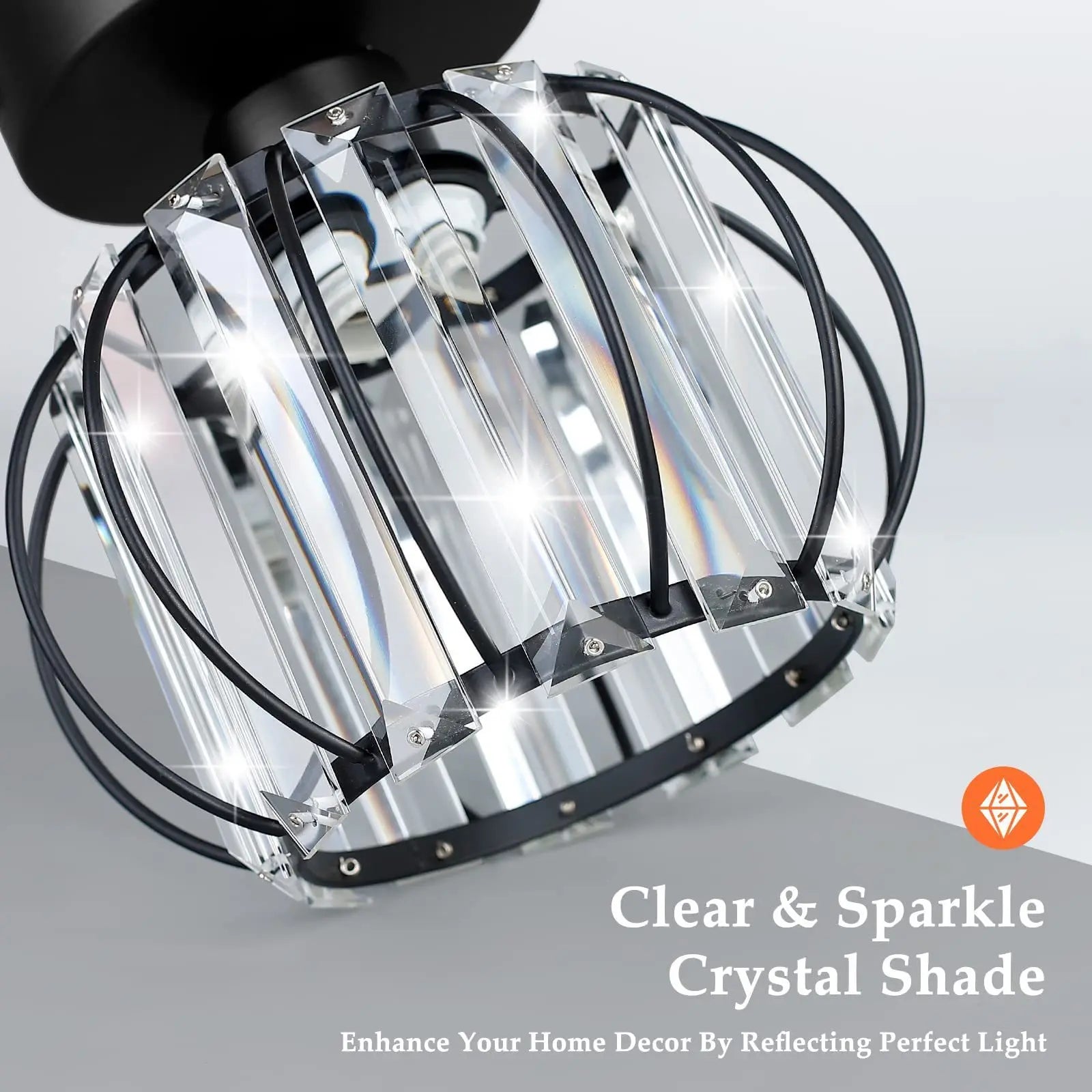 Nordic K9 Crystal Ceiling Light – Elegant Fixture for Modern Interiors