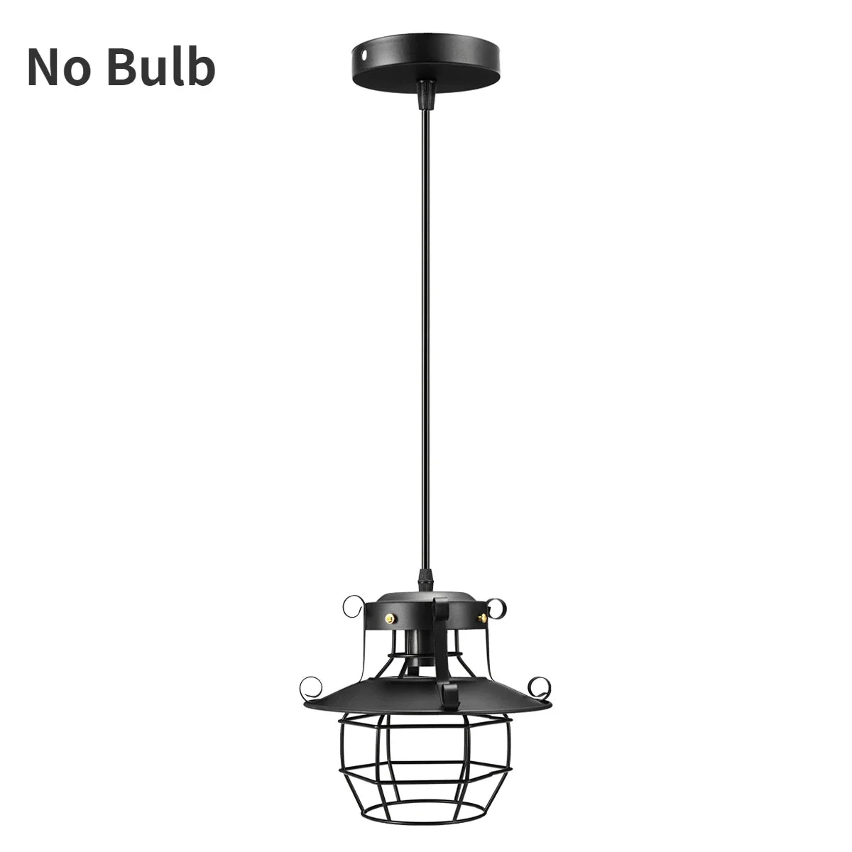 Industrial Retro Chandelier - Nostalgic Pendant Light for Dining Rooms and Corridors