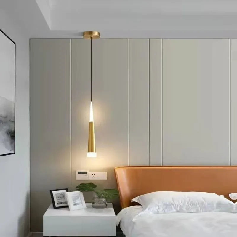 Nordic LED Pendant Lamp Modern Bedroom Living Room Hanging Chandelier Home Decor