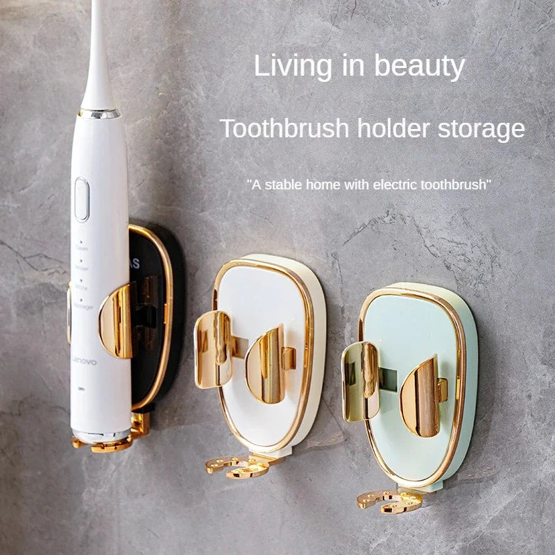 Traceless Wall-Mounted Electric Toothbrush Holder - Bathroom Accessories