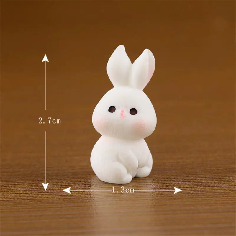 Charming Desktop Rabbit Ornaments – Creative & Unique Resin Decorations for Office or Home