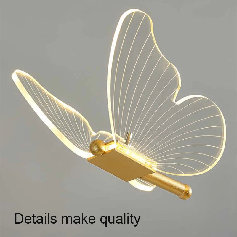 Modern Nordic LED Butterfly Table Lamp for Indoor Spaces