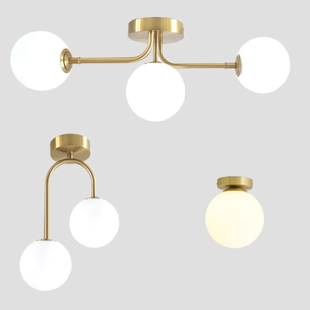 Simplicity Acrylic Ball Ceiling Light – Modern Lighting for Bedroom, Cloakroom, Corridor, and More