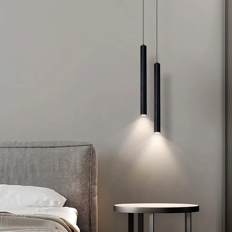 Modern Nordic LED Pendant Lamp - Double Head Hanging Light for Dining Room and Home Decor